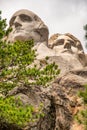 Mount Rushmore rocks in summer season, South Dakota Royalty Free Stock Photo