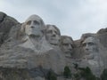 Mount Rushmore view from down below Royalty Free Stock Photo