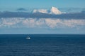 Mount Saint Elias along the Alaskan coast