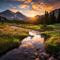 Mount San Juan Rocky Mountains in Royalty Free Stock Photo