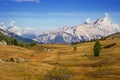 Mount Sass de Stria, Falyarego path, Dolomites Royalty Free Stock Photo