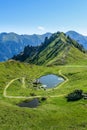 Even in summer, the Schlossalm is a beautiful place to enjoy nature. Sports Centre Bad Gastein, Austrian Alps Royalty Free Stock Photo