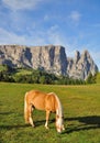 Mount Sciliar,Dolomites,South Tyrol Royalty Free Stock Photo