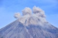 Mount Semeru erupts hot clouds / wedus gembel in East Java, Indonesia Royalty Free Stock Photo