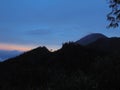 Mount Semeru Sunrise Royalty Free Stock Photo