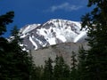 Mount Shasta Layered Ridges Royalty Free Stock Photo