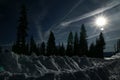 Mount Shasta road, California, USA Royalty Free Stock Photo