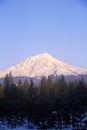 Mount Shasta at Sunrise, California Royalty Free Stock Photo