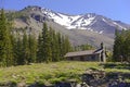 Mount Shasta, a volcano in the Cascade Range, Northern California Royalty Free Stock Photo