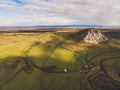 Mount Shihan Toratau near the city of Ishimbai. Symbol of the city of Ishimbai. Bashkortostan. Russia. Royalty Free Stock Photo