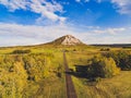 Mount Shihan Toratau near the city of Ishimbai. Symbol of the city of Ishimbai. Bashkortostan. Russia. Royalty Free Stock Photo