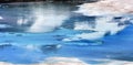 Mount Shuksan Blue Snow Pool Abstract Artist Point Washington