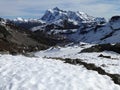 Mount Shuksan late fall scene Royalty Free Stock Photo