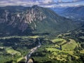 Mount Si and the Snoqualmie River