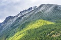 Mount Si Snow Evergreen North Bend Washington Royalty Free Stock Photo