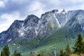 Mount Si Snow Evergreen North Bend Washington Royalty Free Stock Photo