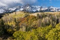 Mount Sneffels Mountain Range located in Southwestern Colorado. Royalty Free Stock Photo