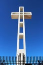 The Mount Soledad cross monument, San Diego Royalty Free Stock Photo