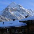 Mount Spitzhorn seen from Gsteig bei Gstaad