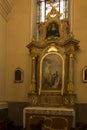 Mount St. Anna, Poland, February 4, 2017: Inside the Basilica of