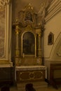 Mount St. Anna, Poland, February 4, 2017: Inside the Basilica of