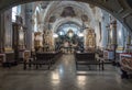 Mount St. Anna, Poland, January 22, 2022: Inside the Basilica of St. Anna in the international sanctuary of St. Anna  with Royalty Free Stock Photo
