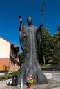 Mount St. Anna, Poland - July 7, 2016: Statue of Pope John Paul