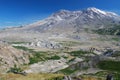 Mount St. Helens seen from Johnston Ridge Observatory Royalty Free Stock Photo