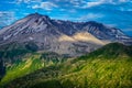 Mount St. Helens volcano and the blast zone landscape Royalty Free Stock Photo