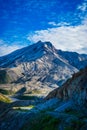 Mount St. Helens volcano and the blast zone landscape Royalty Free Stock Photo