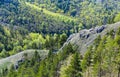 Mount Strelnaya in the Zhiguli mountains Royalty Free Stock Photo