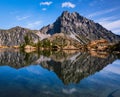 Mount Stuart with reflection on Lake Ingalls Hike