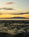Mount Susitna at Sunset Royalty Free Stock Photo