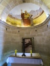 MOUNT TABOR, ISRAEL, Inside the chapel of Elijah