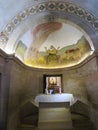 MOUNT TABOR, ISRAEL, Inside the chapel of Moses