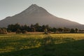 Mount Taranaki at sunset