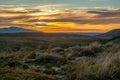 Mount Taranaki at sunset New Zealand perfect volcano mountain Royalty Free Stock Photo