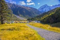 Mount Tasman Valleys , Aoraki Mt Cook national park Southern Alp