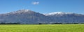 Mount Taylor and Mount Hutt scenery in south New Zealand