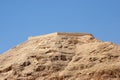 Mount of Temptation near the city of Jericho, Palestine, Israel Royalty Free Stock Photo