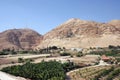 Mount of Temptation near the city of Jericho, Palestine, Israel Royalty Free Stock Photo