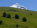 Mount Tetnuldi, Georgian Caucasus Royalty Free Stock Photo