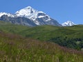 Mount Tetnuldi, Georgian Caucasus Royalty Free Stock Photo