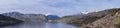 Mount Timpanogos backside view near Deer Creek Reservoir Panoramic Landscape view from Heber, Wasatch Front Rocky Mountains. Utah, Royalty Free Stock Photo