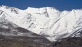 Mount Timpanogos Close-up from West Royalty Free Stock Photo