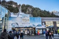 Mount Titlis snowy landscape in swiss Switzerland