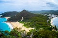 Mount Tomaree Lookout, NSW, Australia Royalty Free Stock Photo