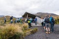 Entry point off Mangatepopo Road to the Mount Tongariro.