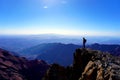Mount Toubkal, peak, hiking trail in Atlas Mountain, Morocco, Africa