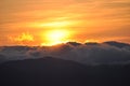 Mount Ulap, mt Ulap, Cordilleras Philippines, Sunrise at dawn, Ampucao mountain ranges, Ampucao, Itogon, Benguet, Philippines